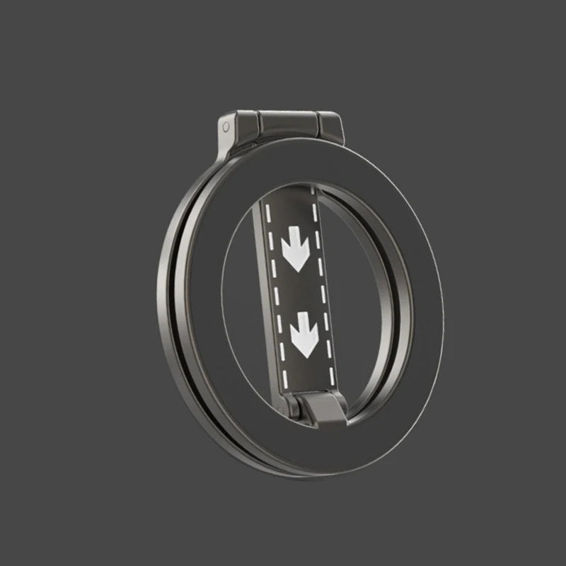 Mobile Phone Magnetic Finger Ring Holder for Magsafe Double Sided Super Magnet Support Foldable Portable for Iphone17 16 Samsung