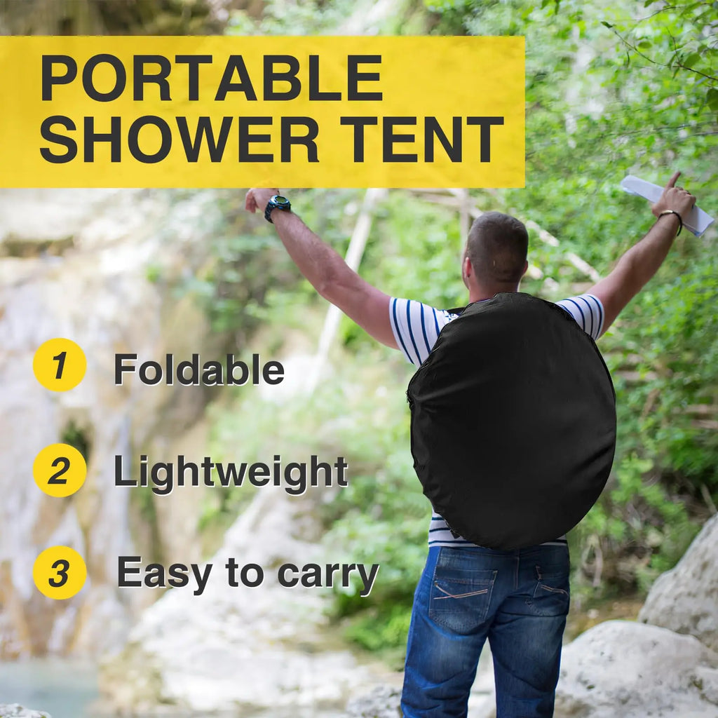 Camping Changing Tent Ann Katy Portable Toilet Shower Tent with Solar Bag Durable Pop-Up Shower Changing Tent Plant Watering Rv Bunk Beach Picnic Fishing Potty Outdoor Camping Shower Tent Easy Setup Privacy Tent Changing Room Portable Camp Shower Tents Fo
